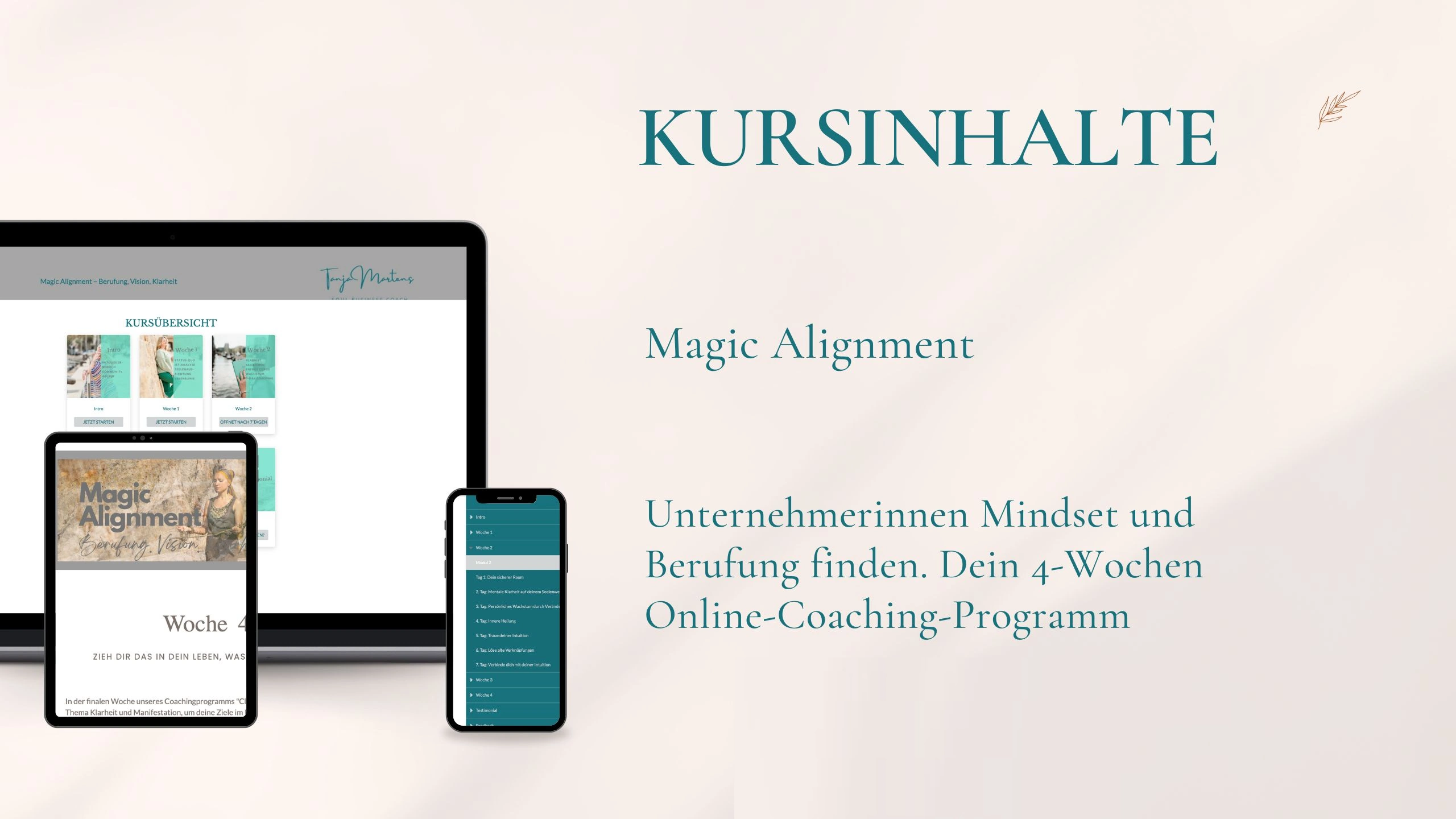 Kursinhalte Magic Alignment