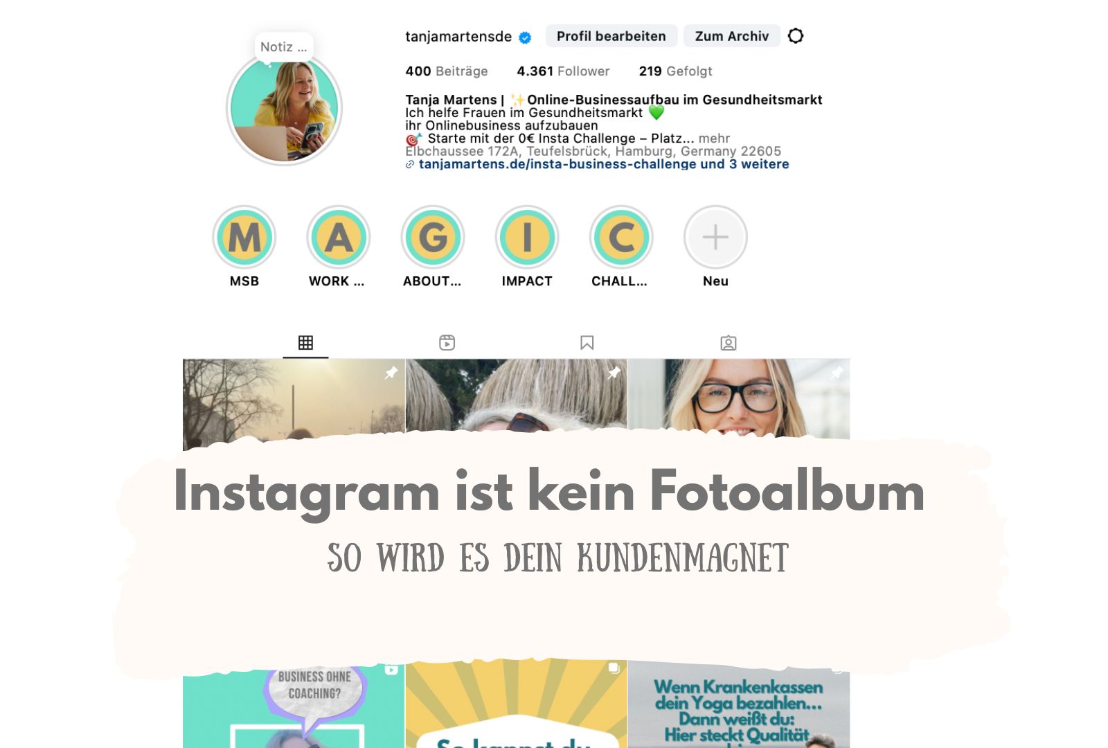 Instagram ist kein Fotoalbum – so wird es dein Kundenmagnet