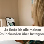 Onlinekunden über Instagram