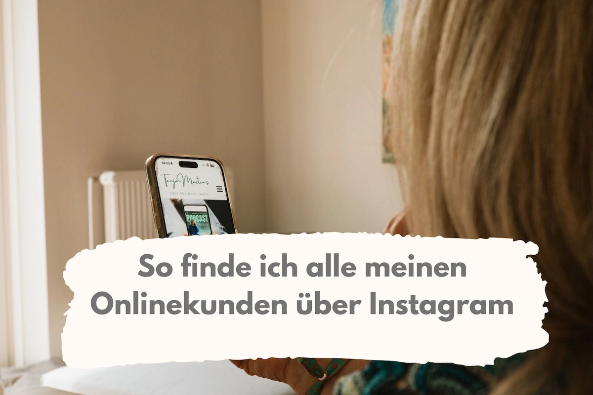 Onlinekunden über Instagram