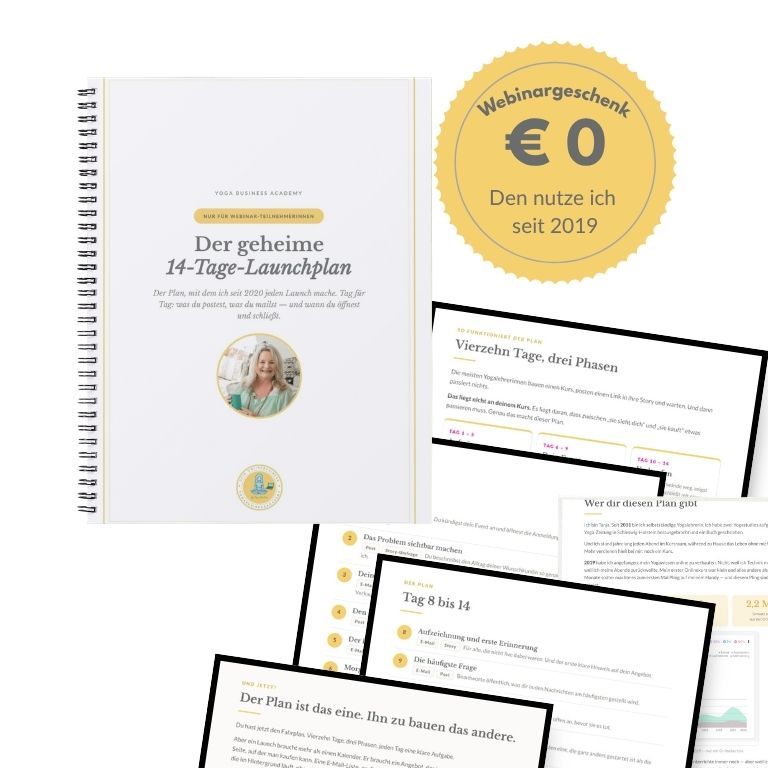 Mock up webinargeschenk geheimer 14 Tages launchplan