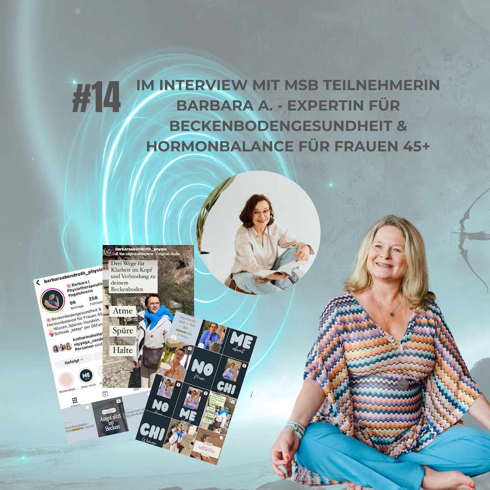 #14: Im Interview mit MSB Teilnehmerin Barbara A. - Expertin für Beckenbodengesundheit & Hormonbalance für Frauen 45+ episode artwork